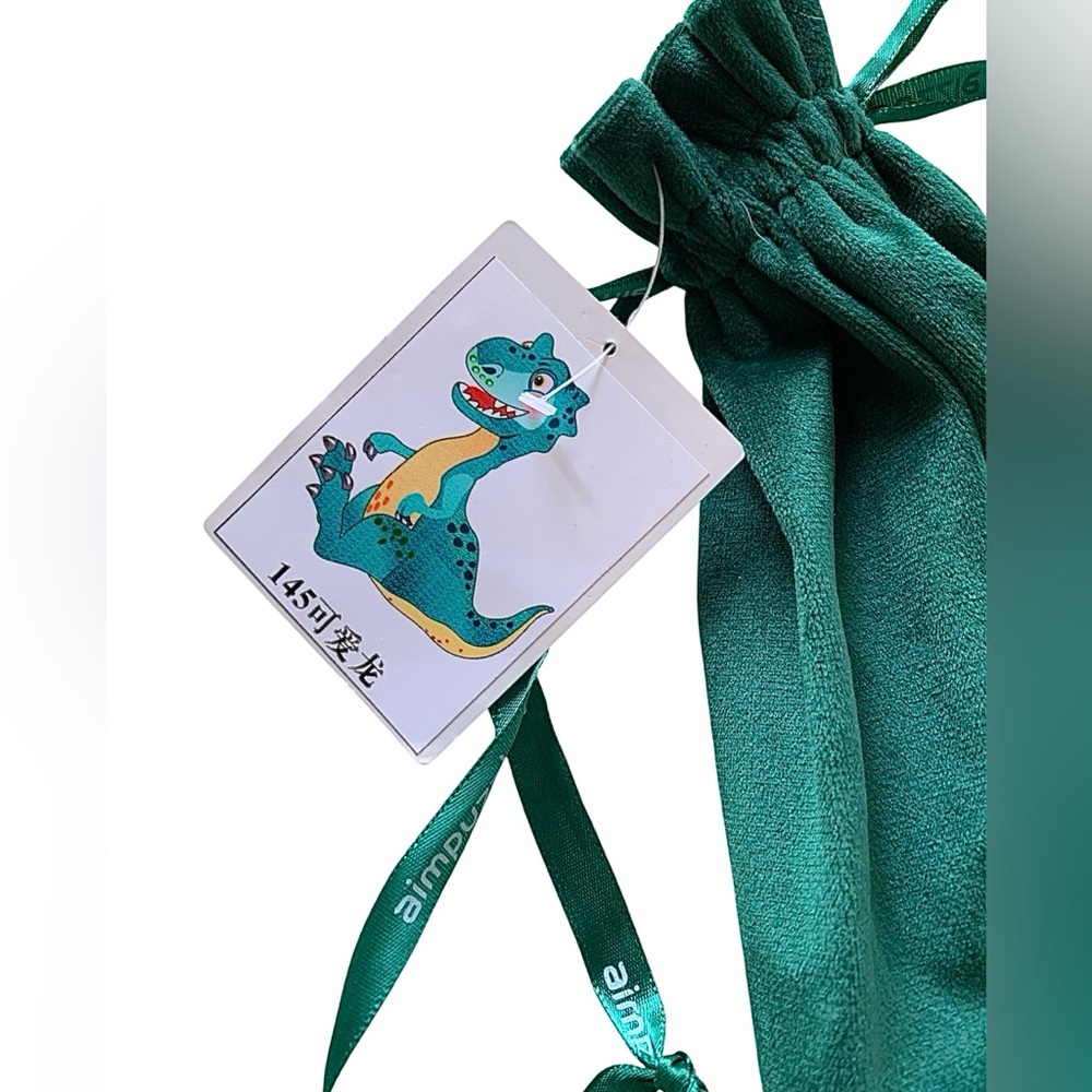 AimPuzzle Tyrannosaurus Rex Dino puzzle w/Green Drawstring Bag Dinosaur